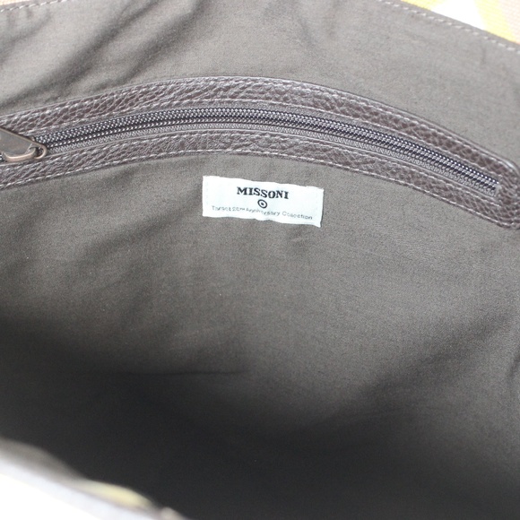 Missoni Colore Zig Zag Large Tote Handbag Target - Picture 5 of 5